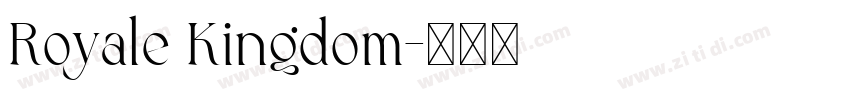 Royale Kingdom字体转换